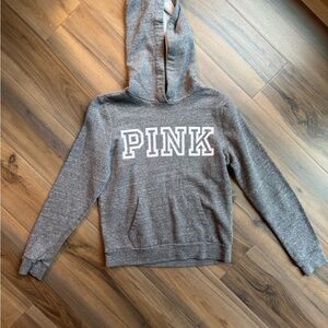 Gray PINK Victoria's Secret Hoodie